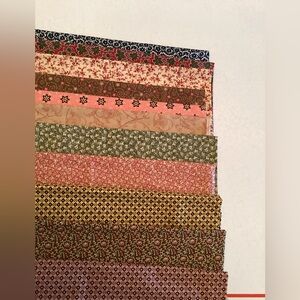 Civil War reproduction fabric 11 width of fabric 1/2 yard pieces